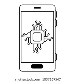 smartphone with processor and circuit