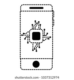 smartphone with processor and circuit