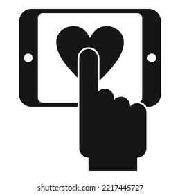 Icono de evaluación de productos Smartphone vector simple. Revisión en línea. Servicio al cliente