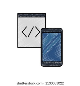 Smartphone and programming scribble
