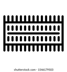 Smartphone ram memory icon. Outline smartphone ram memory vector icon for web design isolated on white background