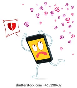 smart-phone ran from virus attack
