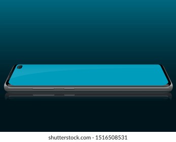 smartphone realistic object. vector illustration design