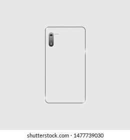 smartphone Realistic smartphone vector illustration.