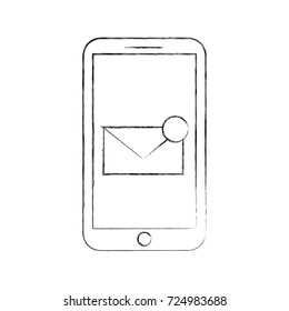 smartphone receiving email correspondence digital virtual