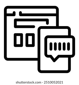 Smartphone is receiving a password for website login from internet