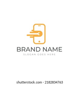 Smartphone Repair Themed Logo Design, iPhone Repair Logo