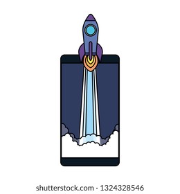 smartphone with rocket launcher