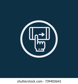 Smartphone rotation icon