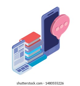 smartphone screen with email notifications
