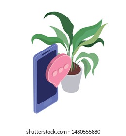 smartphone screen with email notifications