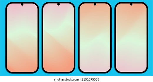 Ilustración del vector de dispositivo digital de la pantalla del smartphone