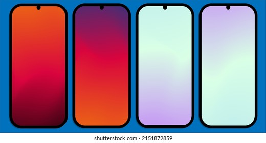 Ilustración del vector de dispositivo digital de la pantalla del smartphone