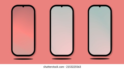 Ilustración del vector de dispositivo digital de la pantalla del smartphone