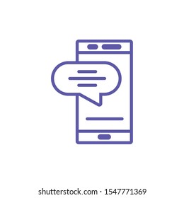 smartphone screen on white background vector illustration design