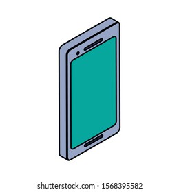 smartphone screen on white background vector illustration design