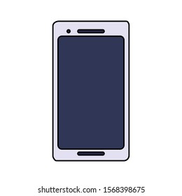 smartphone screen on white background vector illustration design