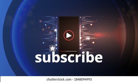 Smartphone screen play button, Streaming preview template, 3d with likes and hearts, happy live, social media concept, phone with media icons, chat box and , creative design, cute multimedia  vector