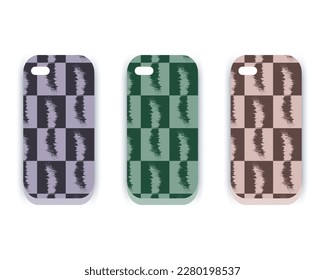 Smartphone seamless pattern cover protection Mobile phone case design smartphone case vector cover