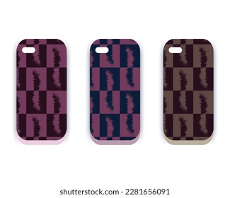 Smartphone seamless pattern cover protection Mobile phone case design smartphone case vector cover