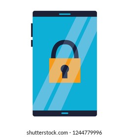smartphone security protection white background