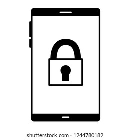 smartphone security protection white background