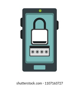 Smartphone security symbol