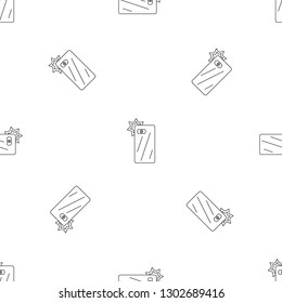 Smartphone selfie flash pattern seamless vector repeat geometric for any web design