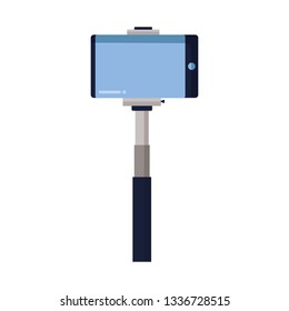 smartphone in selfie stick