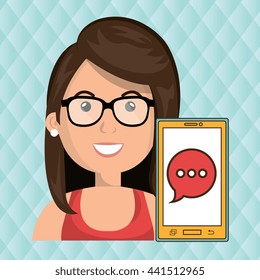 smartphone service design, vector illustration eps10 graphic 