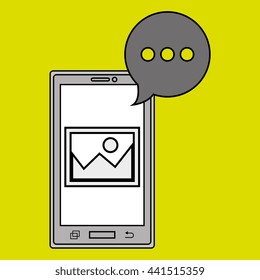 smartphone service design, vector illustration eps10 graphic 