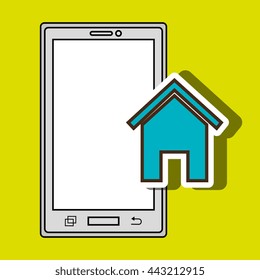 smartphone service design, vector illustration eps10 graphic 