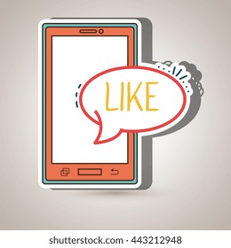 smartphone service design, vector illustration eps10 graphic 