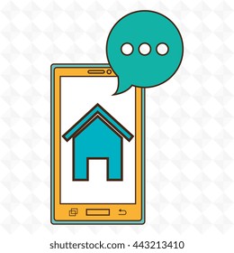 smartphone service design, vector illustration eps10 graphic 