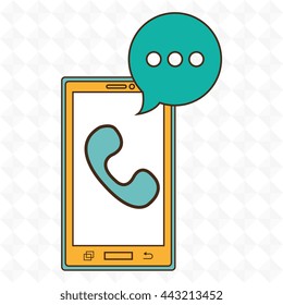 smartphone service design, vector illustration eps10 graphic 