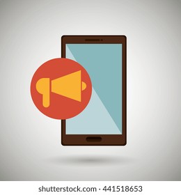 smartphone services  design, vector illustration eps10 graphic 