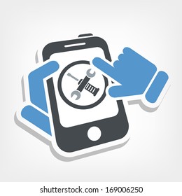 Smartphone setting icon