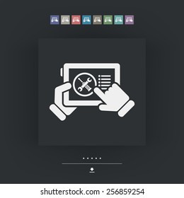 Smartphone setting icon