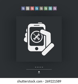 Smartphone setting icon