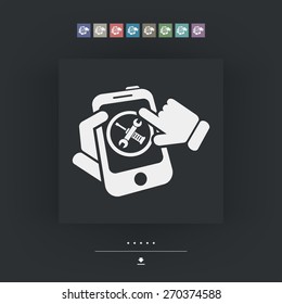 Smartphone setting icon
