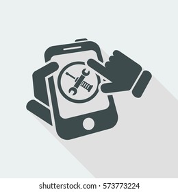 Smartphone setting icon