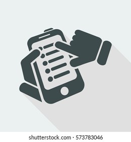 Smartphone setting icon