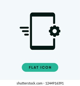 Smartphone setting vector icon