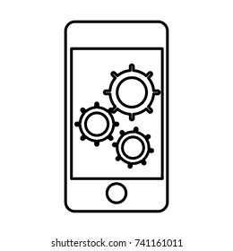 Smartphone settings menu