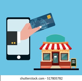 Smartphone and shopping design