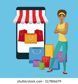 Smartphone and shopping design