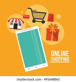 Smartphone and shopping online design