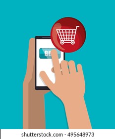 Smartphone and shopping online design