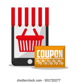 Smartphone and shopping online design