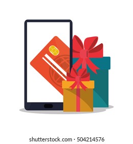 Smartphone and shopping online design